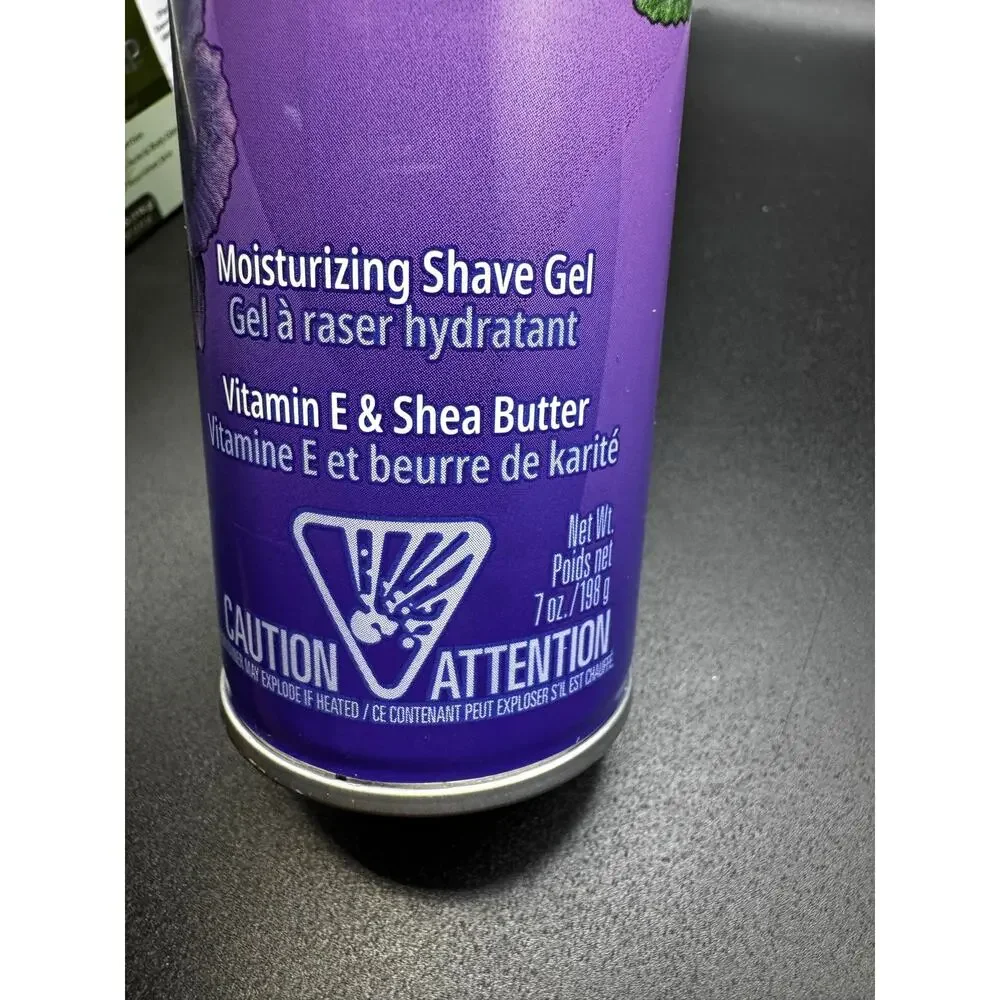 NWT Skintimate Violet Blooms Moisturizing Shave Gel 7oz Bottle